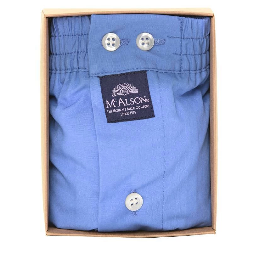 Angebote 🛒 MC ALSON Boxer-Shorts 0115/himmelblau Boxershorts, Popoline 🌟 4 Angebote 🛒 MC ALSON Boxer-Shorts 0115/himmelblau Boxershorts, Popoline 🌟 – Bild 4