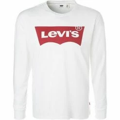 Bester Verkauf 🔔 Levi's® Langarm-Shirt 36015/0010 Longsleeve, Baumwolle, Weiß 😀