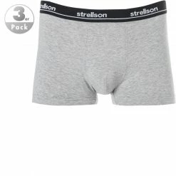Top 10 😉 Strellson Shorts 3er Pack 531222/111 Trunks, Baumwolle, Hellgrau meliert, Grau ⭐