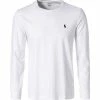 Bestpreis 🔥 Polo Ralph Lauren Longsleeve 710671468/004 Custom Slim Fit, Baumwolle, Weiß 🛒