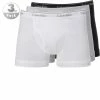 Blitzangebot 🛒 Calvin Klein Underwear Calvin Klein CLASSIC FIT 3er Pack NB1893A/MP1 Trunks, Baumwolle, Hellgrau meliert, Grau-schwarz-weiß 😍
