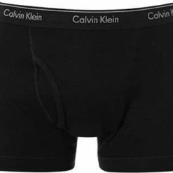 Blitzangebot 🛒 Calvin Klein Underwear Calvin Klein CLASSIC FIT 3er Pack NB1893A/MP1 Trunks, Baumwolle, Hellgrau meliert, Grau-schwarz-weiß 😍 -Wäsche Verkaufsladen 309509 norm3
