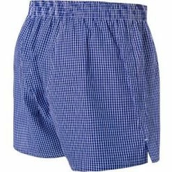 Budget 🌟 Novila Shorts 9554/055/205 Boxershorts, Baumwolle, Blau-weiß kariert, Blau 🧨 -Wäsche Verkaufsladen 310236 norm2
