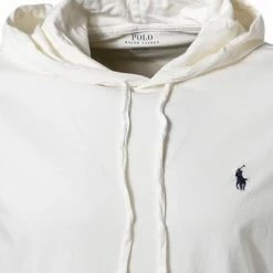 Coupon 💯 Polo Ralph Lauren Longsleeve 710652669/021 Longsleeve Hoodie , Baumwolle, Wollweiß, Wollweiß-dunkelblau 😉 -Wäsche Verkaufsladen 311153 norm2