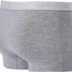 Budget 🎉 HANRO Pants 2er Pack 07 3078/1961 Trunks, Baumwolle, Hellgrau meliert, Light melange 🎁 -Wäsche Verkaufsladen 311265 norm2