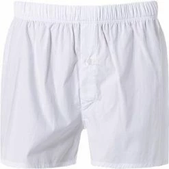 Brandneu ❤️ HANRO Boxers Fancy Woven 07 4013/0101 Boxershort, Baumwolle, Weiß, White ✔️