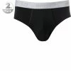 Bestes Angebot 🔥 HANRO Briefs 2er Pack 07 3075/0019 Slips, Baumwolle, Schwarz, Black ❤️