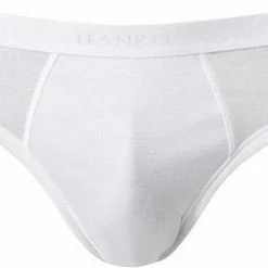 Rabatt 😍 HANRO Midi Briefs Cotton Pure 07 3633/0101 Slip, Baumwolle, Weiß, White 🤩