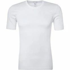 Großhandel 🤩 HANRO 👕 Shirt Cotton Pure 07 3663/0101 T-Shirt, Baumwolle, Weiß, White ✨