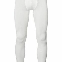 Aktion 🔔 HANRO Longleg Woolen Silk 07 3412/0795 Lange Unterhose, Seide, Wollweiß, Cygne ⌛