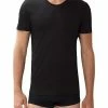 Billig 🛒 Zimmerli Sea Island 286 T-Shirt 286/1441/86 Sea Island Baumwolle, Schwarz, Black ⭐