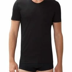 Billig 🛒 Zimmerli Sea Island 286 T-Shirt 286/1441/86 Sea Island Baumwolle, Schwarz, Black ⭐