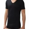 Schlussverkauf 🛒 Zimmerli Metropolitan T-Shirt 286/1442/86 Sea Island Baumwolle, Schwarz, Black 👍