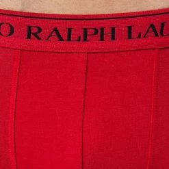 Am billigsten 😀 Polo Ralph Lauren Trunk 3er Pack 714513424/009 Trunks, Baumwoll-Stretch, Rot-weiß-navy 🤩 -Wäsche Verkaufsladen 322288 norm4