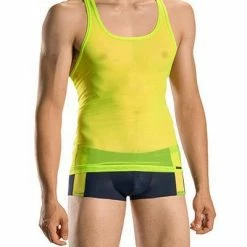 Blitzangebot ✨ Olaf Benz RED1872 Athleticshirt 108262/5100 Tanktop, Mikrofaser, Neongrün 🛒