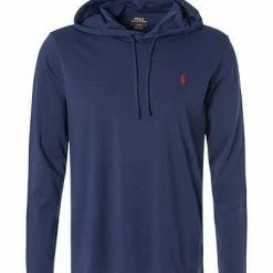 Bestes Angebot 🎉 Polo Ralph Lauren Longsleeve 710652669/015 Longsleeve Hoodie, Baumwolle, Navy, Marineblau ✔️