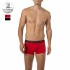 Coupon 💯 HUGO Trunks Twin Pack 50402260/622 Baumwolle, Schwarz-rot, Rot-schwarz ⌛