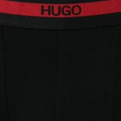 Coupon 💯 HUGO Trunks Twin Pack 50402260/622 Baumwolle, Schwarz-rot, Rot-schwarz ⌛ -Wäsche Verkaufsladen 324722 norm3