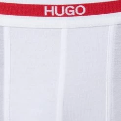 Blitzangebot 😍 HUGO Trunks Twin Pack 50402260/100 Baumwolle, Weiß 😀 -Wäsche Verkaufsladen 324724 norm2
