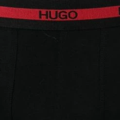 Auslauf 😀 HUGO Trunks Twin Pack 50402260/001 Baumwolle, Schwarz 😉 -Wäsche Verkaufsladen 324725 norm2