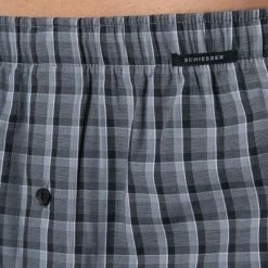 Beste Bewertungen von ✔️ Schiesser Boxershorts 2er Pack 168445/000 Baumwolle, Grau kariert, Schwarz ⌛ -Wäsche Verkaufsladen 325562 norm4