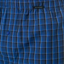 Angebote 💯 Schiesser Boxershorts 2er Pack 168445/819 Baumwolle, Blau kariert, Royal 🛒 -Wäsche Verkaufsladen 325563 norm4