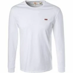 Blitzangebot 🧨 Levi's® Original Tee Cotton 72848/0000 Longsleeve, Baumwolle, Weiß ⌛