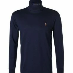 Top 10 💯 Polo Ralph Lauren Rollkragenshirt 710760126/003 Baumwolle, Navy, Dunkelblau 👏