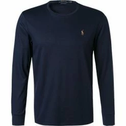 Top 10 🌟 Polo Ralph Lauren Longsleeve 710760/003 Custom Slim Fit, Baumwolle, Marineblau, Navy 🤩