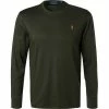 Bester Verkauf 😍 Polo Ralph Lauren Longsleeve 710760/005 Custom Slim Fit, Baumwolle, Olivgrün, Olive ⭐