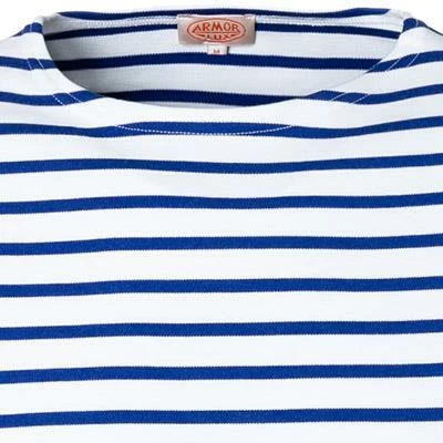 Aktion ✨ Armor lux T-Shirt 02297/DW5 Longsleeve, Regular Fit, Baumwolle, Mittelblau-weiß gestreift, Weiß-sternblau 😍 2 Aktion ✨ Armor lux T-Shirt 02297/DW5 Longsleeve, Regular Fit, Baumwolle, Mittelblau-weiß gestreift, Weiß-sternblau 😍 – Bild 2