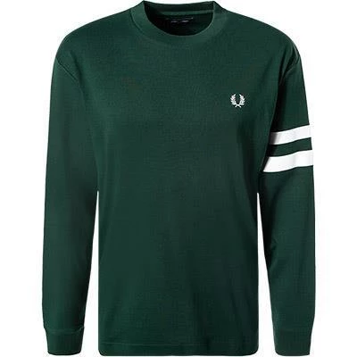 Bester Verkauf ✔️ Fred Perry T-Shirt M7522/F40 Longsleeve, Baumwolle, Dunkelgrün, Tannengrün ✨ 1 Bester Verkauf ✔️ Fred Perry T-Shirt M7522/F40 Longsleeve, Baumwolle, Dunkelgrün, Tannengrün ✨