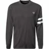 Billig 🛒 Fred Perry T-Shirt M7522/G85 Longsleeve, Baumwolle, Steingrau, Metalgrau ✨