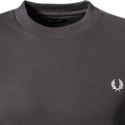Billig 🛒 Fred Perry T-Shirt M7522/G85 Longsleeve, Baumwolle, Steingrau, Metalgrau ✨ 2 Billig 🛒 Fred Perry T-Shirt M7522/G85 Longsleeve, Baumwolle, Steingrau, Metalgrau ✨ – Bild 2
