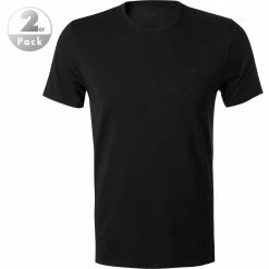 Am billigsten ✨ JOOP! T-Shirt 2er Pack 30018465/001 Baumwoll-Stretch, Schwarz 👏