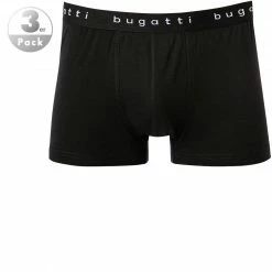 Schlussverkauf ⌛ bugatti Boxer Briefs 3er Pack 50148/6061/930 Trunks, Baumwolle, Schwarz 😉