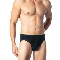 Bester Verkauf 👍 Schiesser Long Life Soft Rio-Slip 155631/001 Baumwoll-Stretch, Nachtblau, Blau-schwarz ✔️
