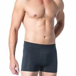 Bestes Angebot ⭐ Schiesser Long Life Soft Shorts 155632/001 Trunk, Baumwoll-Stretch, Nachtblau, Blau-schwarz 🧨