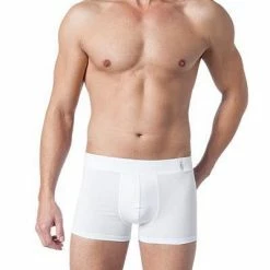 Bestes Angebot 🔥 Schiesser Long Life Soft Shorts 155632/100 Trunk, Baumwoll-Stretch, Weiß ⌛
