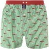 Neu 🔥 MC ALSON Boxer-Shorts 4165/grün-rot Boxershorts, Baumwolle, Grün-rot gemustert 🛒