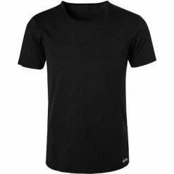 Großhandel 🎉 bruno banani 👚 Shirt Check Line 2.0 2207-2165/0125 T-Shirt, Mikrofaser, Schwarz 🔥