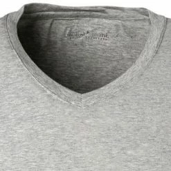 Bester Verkauf 🌟 bruno banani V-Shirt Infinity 2205-2162/0103 T-Shirt, Baumwolle-Modal, Grau meliert, Graumelange ✔️ -Wäsche Verkaufsladen 345502 norm2