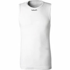 Brandneu ❤️ UYN Sport T-shirt Sleeveless U100167/W000 Tanktop, Mikrofaser, Weiß 👍