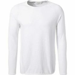 Angebote 😀 American Vintage Longsleeve MSON24G/blanc Baumwolle, Weiß ❤️