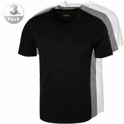 Rabatt 🎁 BOSS T-Shirt VN 3er Pack 50325389/999 T-Shirts, Baumwolle, Grau-schwarz-weiß, Weiß-schwarz-grau ⭐