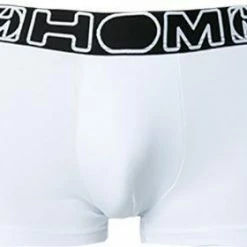 Brandneu 👍 HOM Trunk Bertrand 401953/0003 Baumwoll-Stretch, Weiß , Weiß ⌛