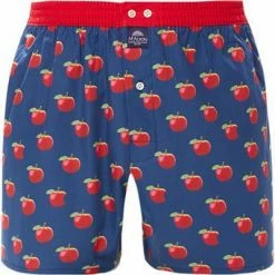 Budget 😉 MC ALSON Boxer-Shorts 4229/blau-rot Boxershorts, Baumwolle, Blau-rot gemustert ✨