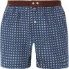 Aktion 👍 MC ALSON Boxer-Shorts 4237/blau-braun Boxershorts, Baumwolle, Blau-braun gemustert ✨