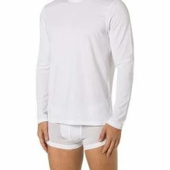 Großhandel 🛒 Mey Story Longsleeve 34340/101 Pima Baumwolle, Weiß 🤩