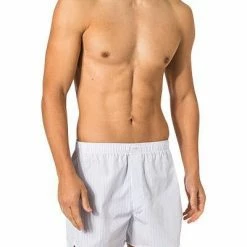 Neu 🌟 van Laack 161967/Boxer/720 Boxershorts, Baumwolle, Blau gestreift, Weiß-blau 💯